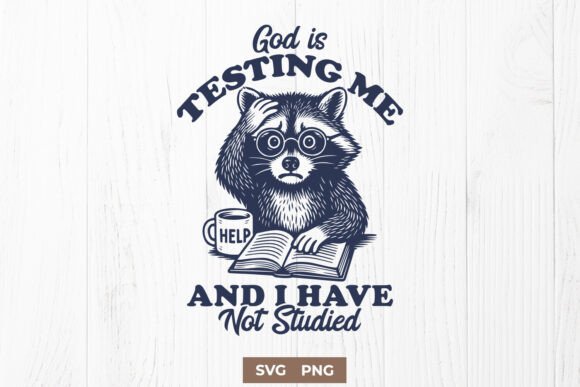 Download Funny Raccoon Student SVG PNG Design - Student svg Collection