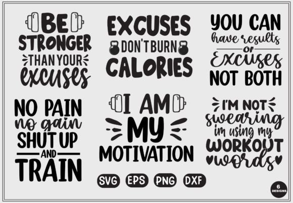 Download Gym Motivation SVG Bundle - Motivation svg Collection