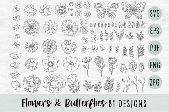 Download Flowers and Butterflies Svg - Butterflies svg Collection
